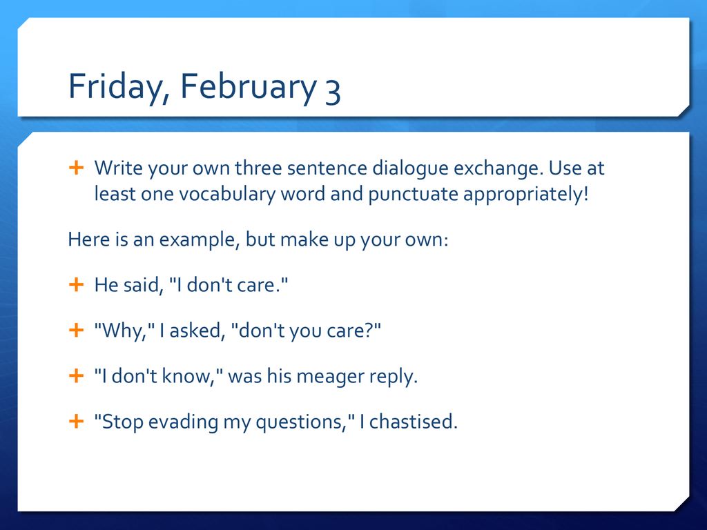 Vocabulary and quotation marks bellwork week 3 ppt download