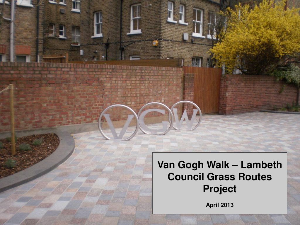 Van Gogh Walk – Lambeth Council Grass Routes Project
