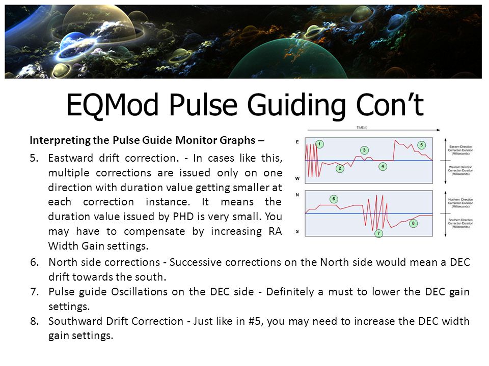 EQMod Pulse Guiding Con’t