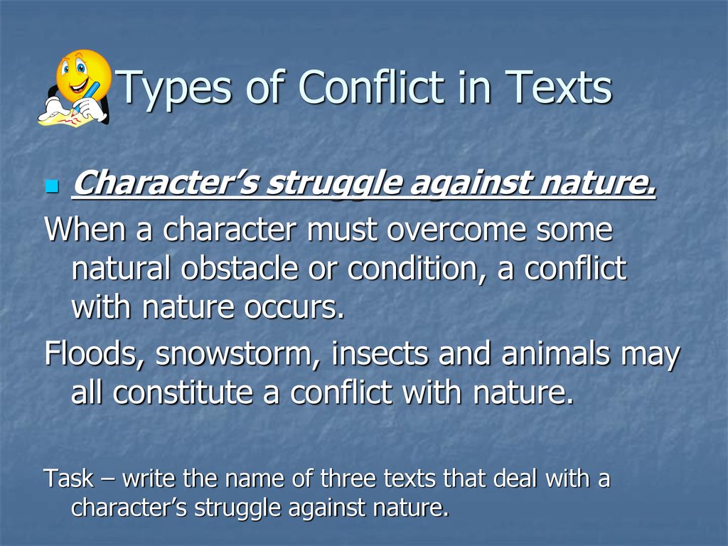 Types of Conflict in Texts