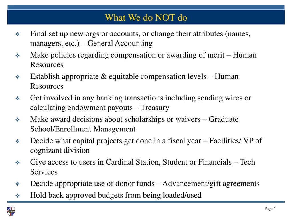 Refresher on Basic Budget Office Roles Processes Goals ppt download