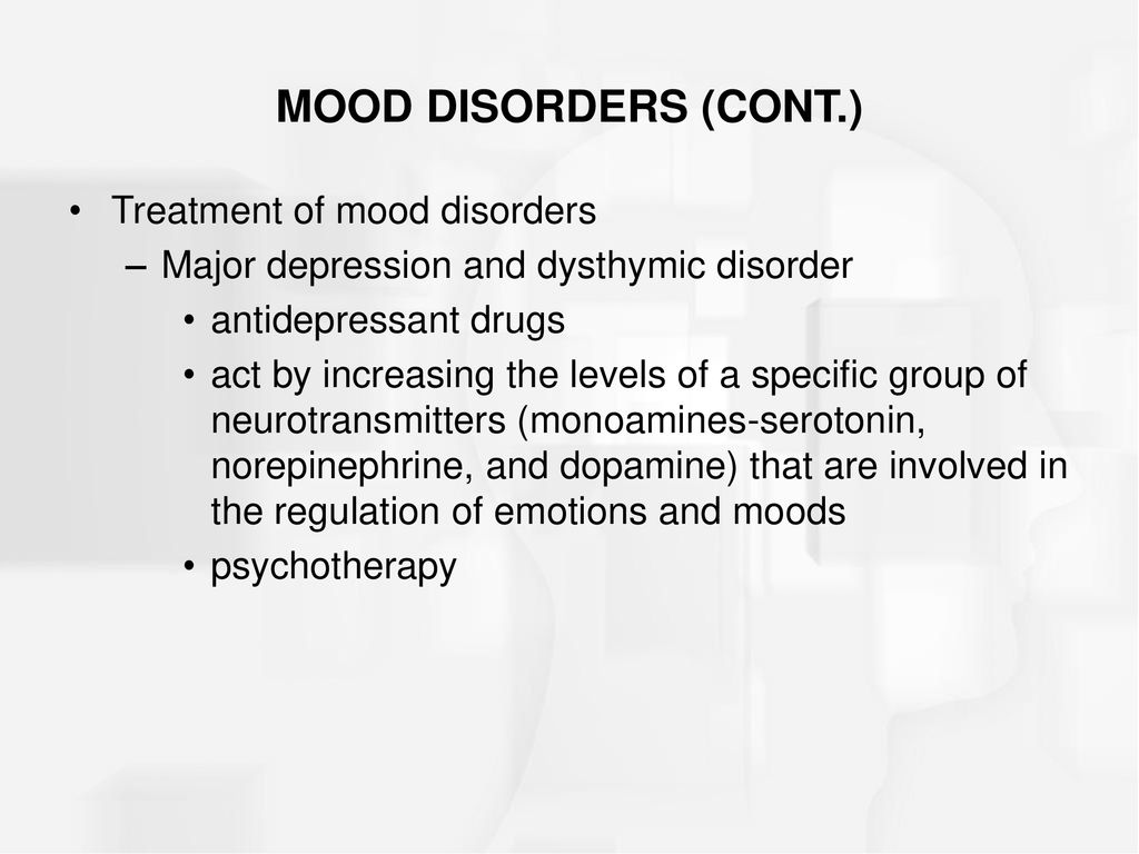 Mood disorders schizophrenia ppt download