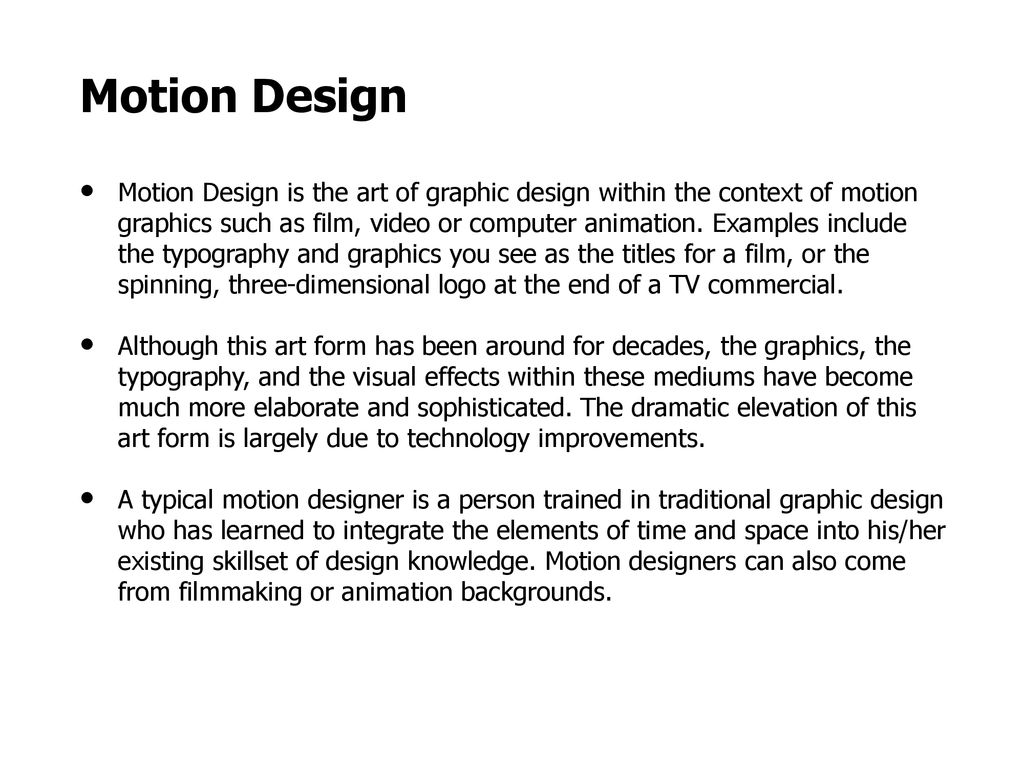 MOTION GRAPHIC. - ppt download