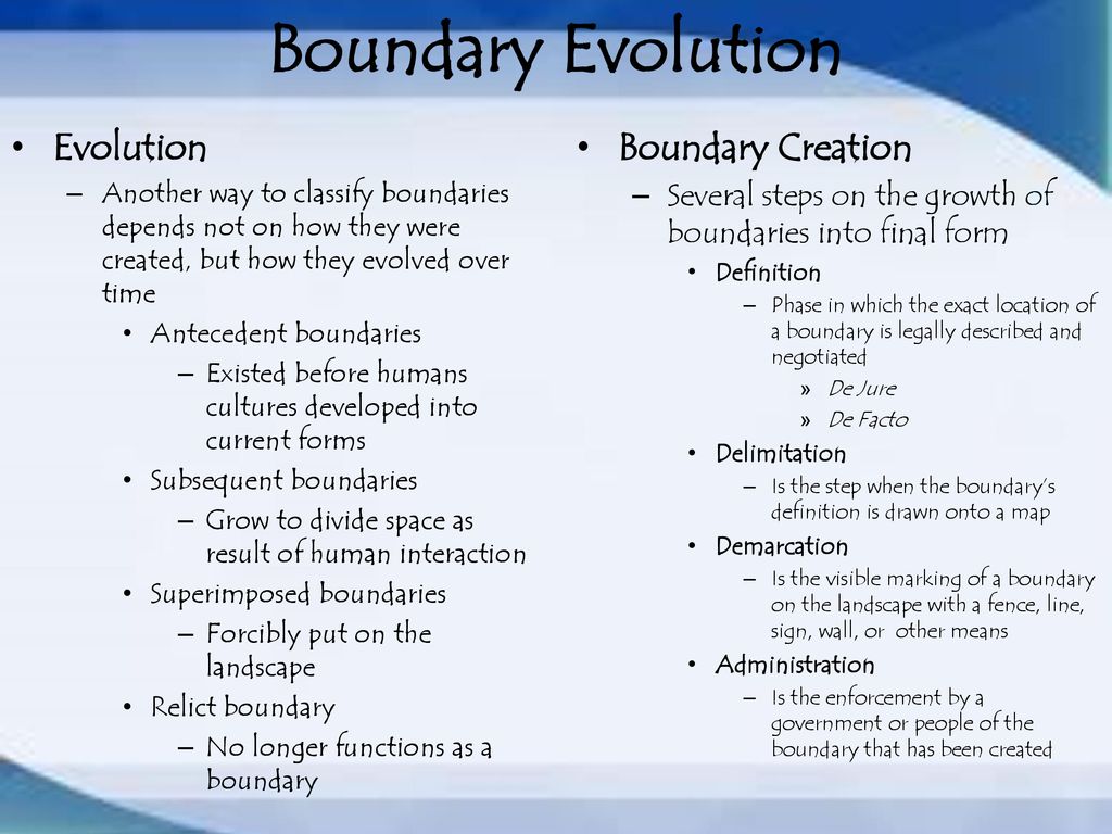 What kind of boundaries do you see? - ppt download