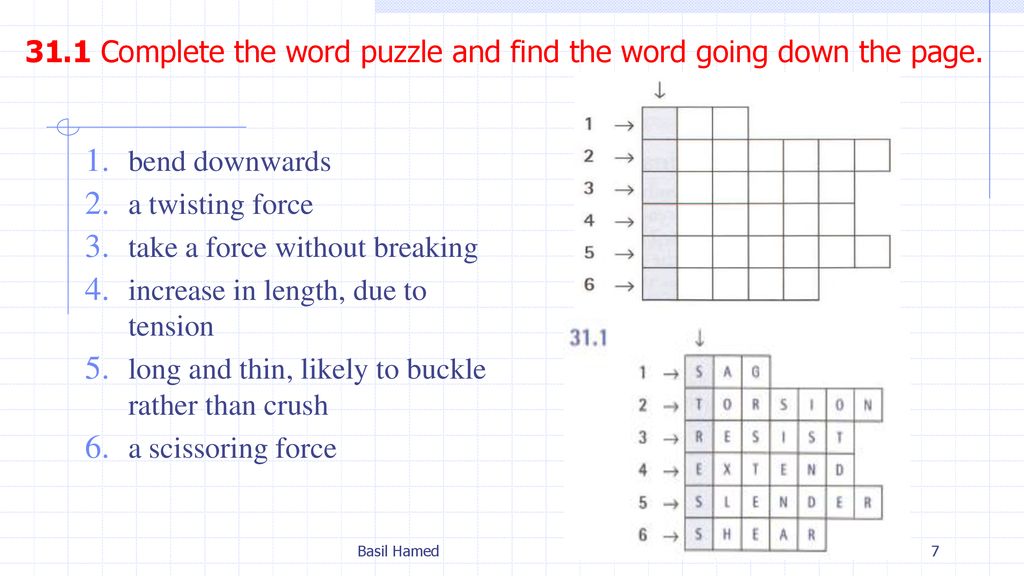 Unit 31 Force, deformation and failure Dr ppt download