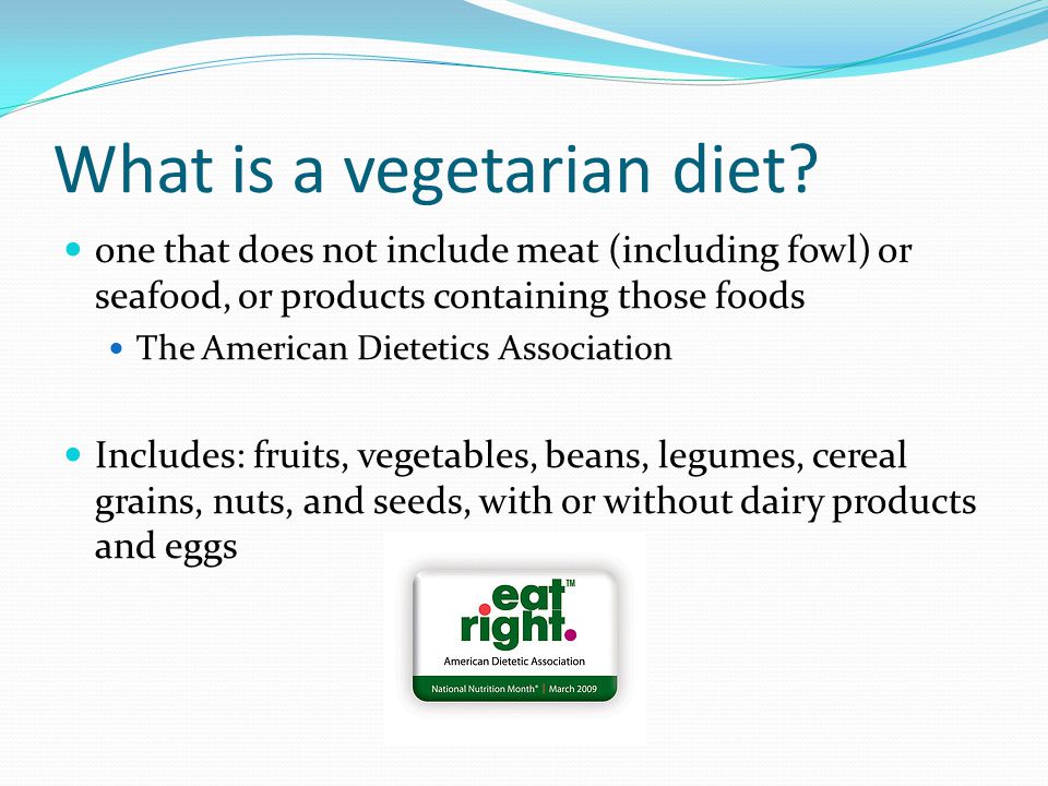 What is a vegetarian diet