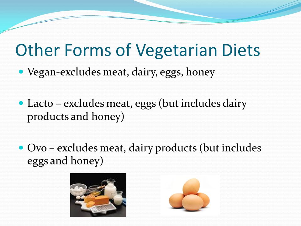 Other Forms of Vegetarian Diets