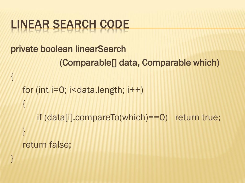searching Concept: Linear search Binary search - ppt download