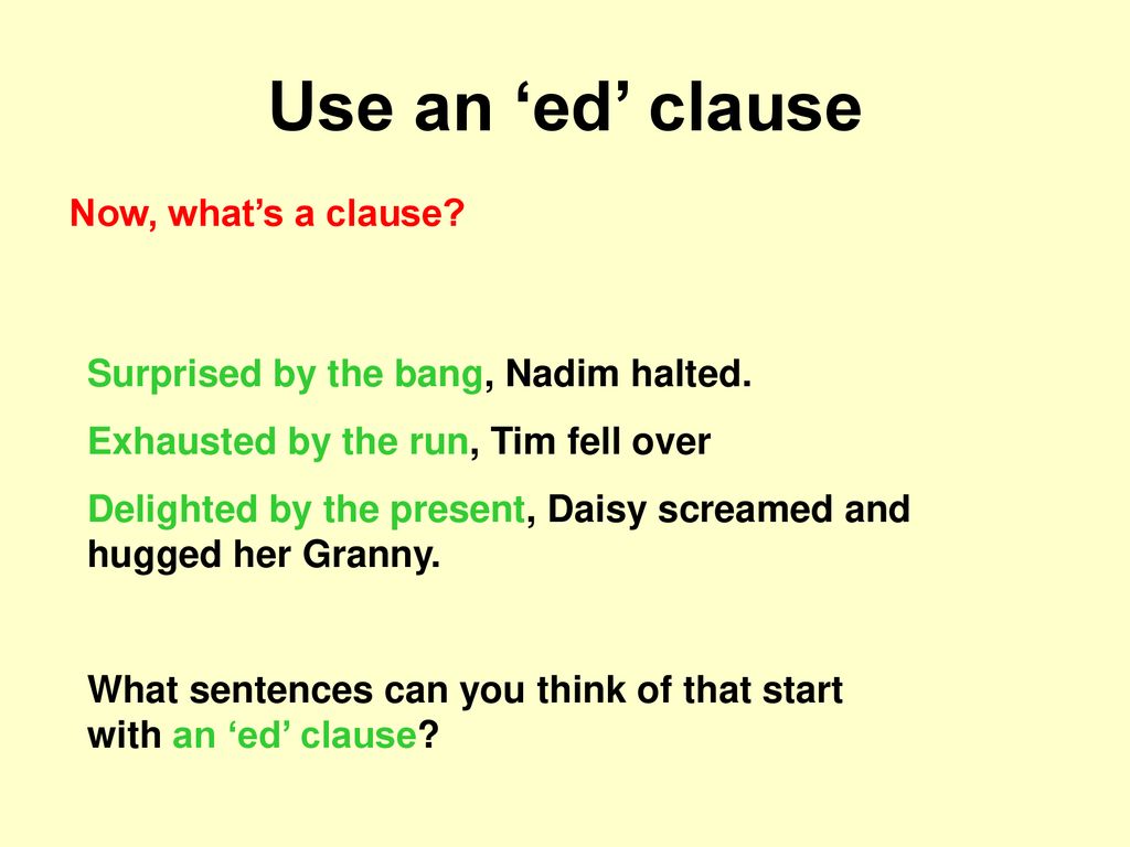 To make sentence openers interesting and varied. - ppt download