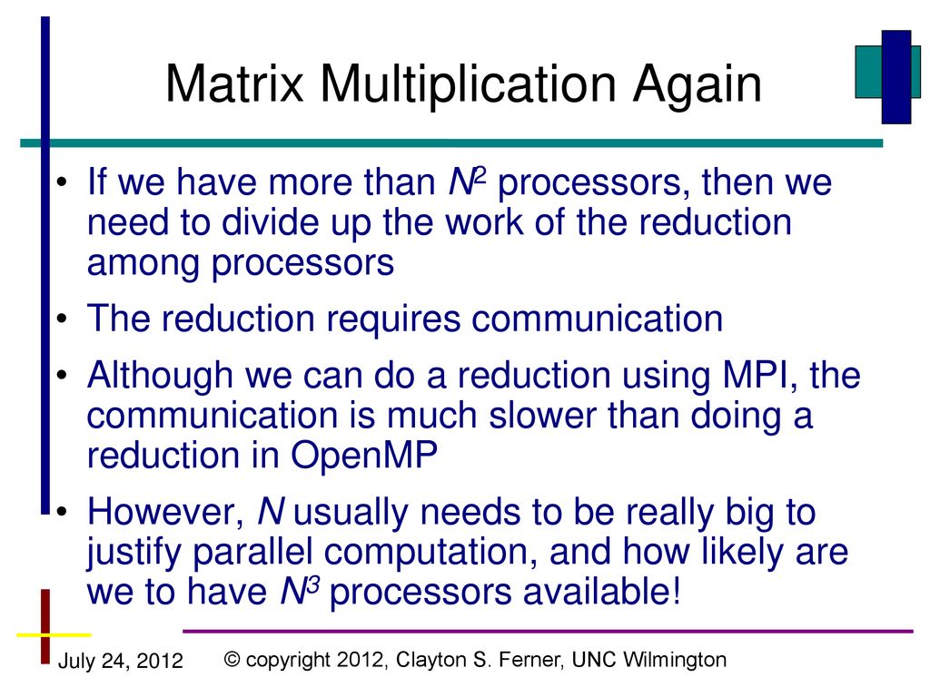 Matrix Multiplication Again