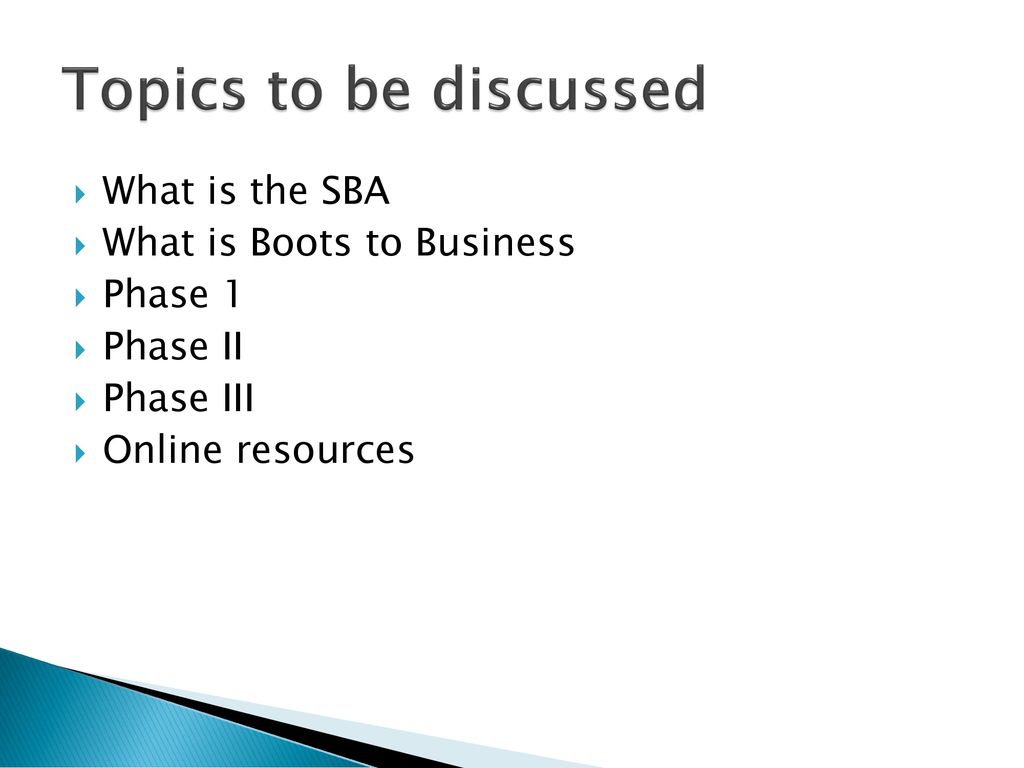 Small Business Administration Entrepreneurship Track ppt download