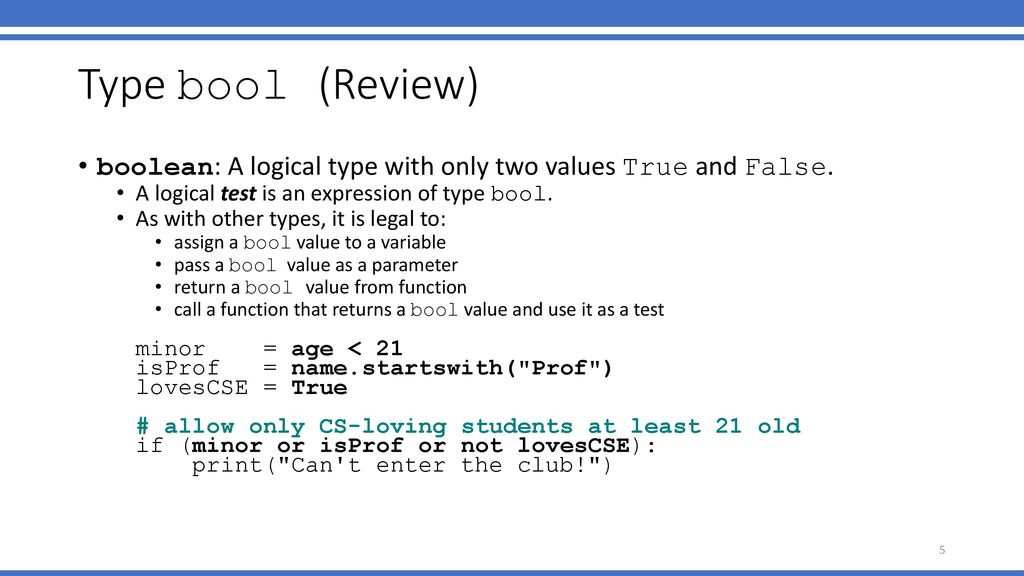 Csc 110 spring 2017 lecture 13 random numbers and boolean logic ppt