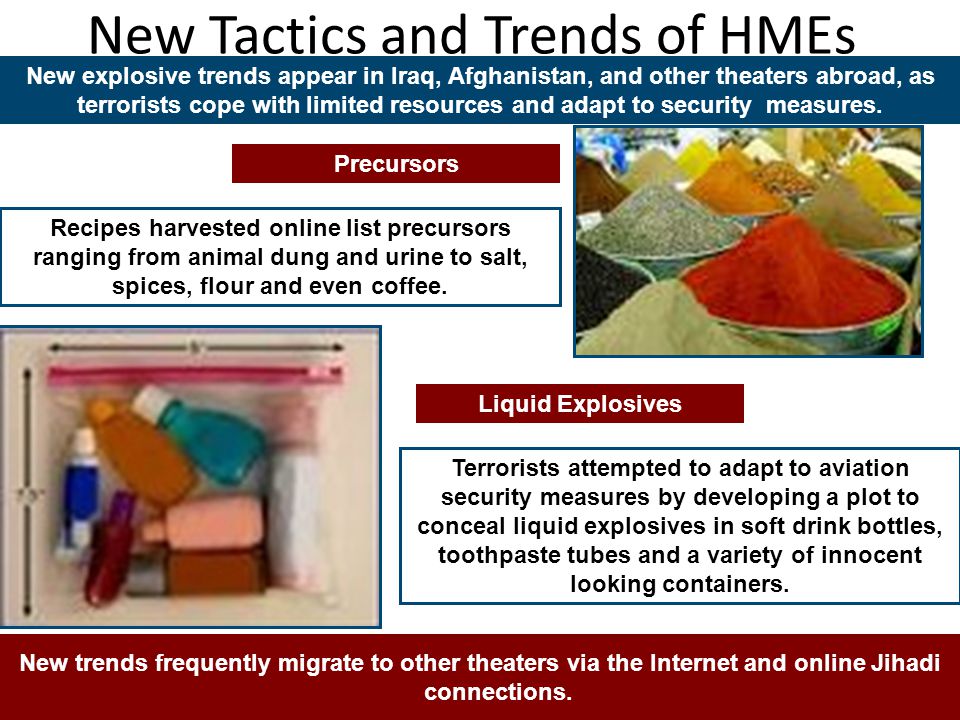 New Tactics and Trends of HMEs