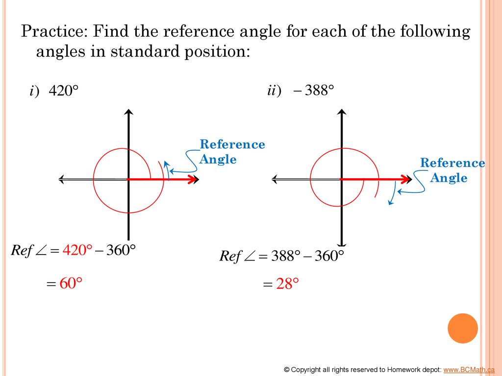 Section 2 1 angles in standard position ppt download