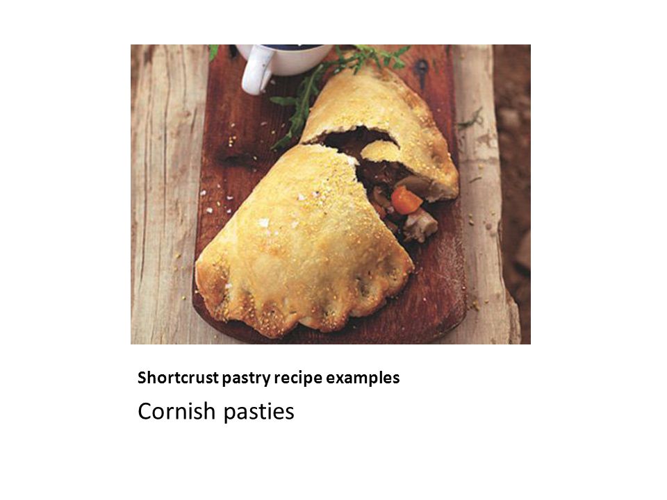 Shortcrust pastry recipe examples