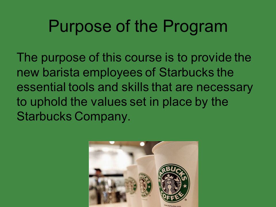 Starbucks Barista Job Requirements ADE 5083 Dr. Brooks - ppt video online  download