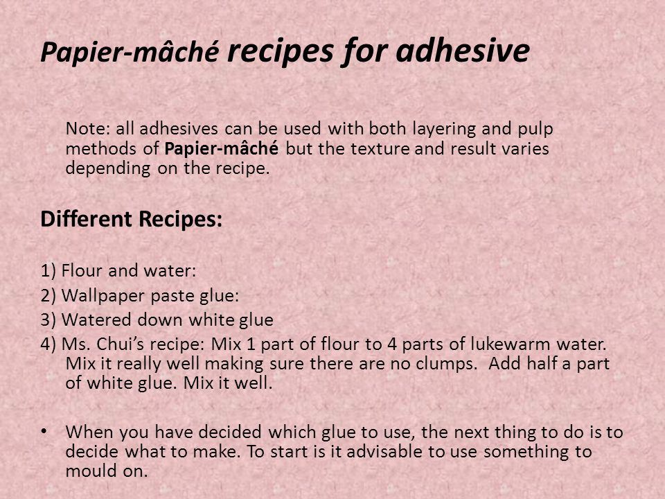 Papier Mache Lisa Chui Ppt Video Online Download,Fry Bread Recipe