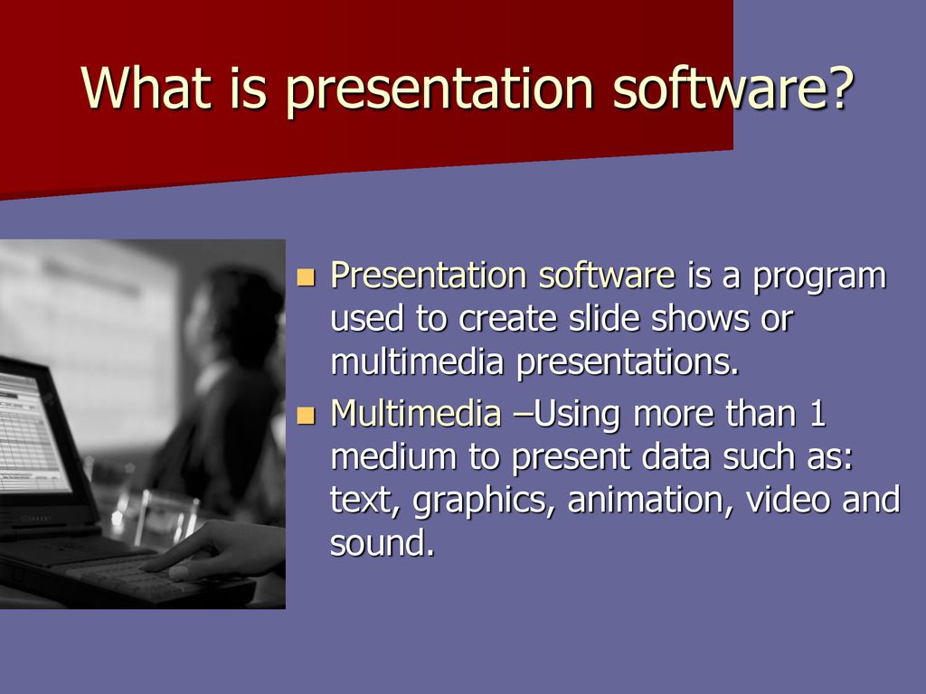 Presentation programs