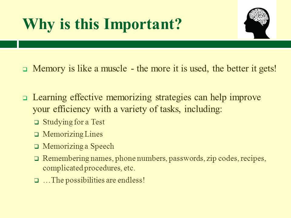 Memorizing rows of letters Test