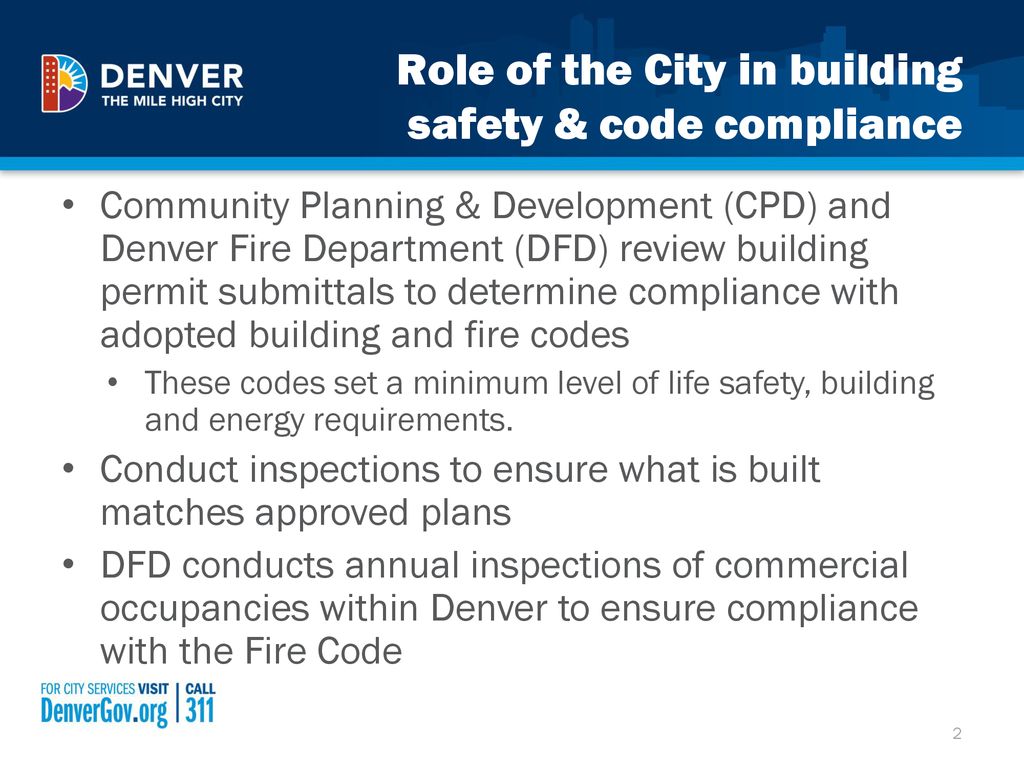 2016 Denver Building and Fire Code Amendment 3 Package ppt download