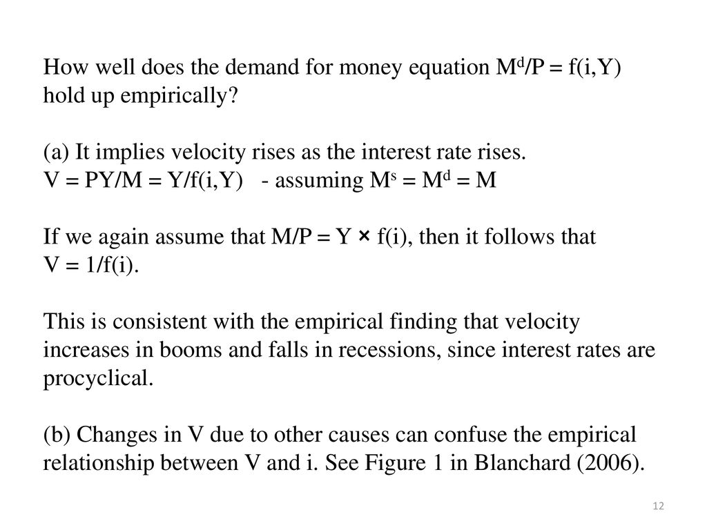 Monetary Economics And The European Union Lecture 2 Instructor Prof Robert Hill Keynes S Theory Of Liquidity Preference Hicks And Islm Ppt Download