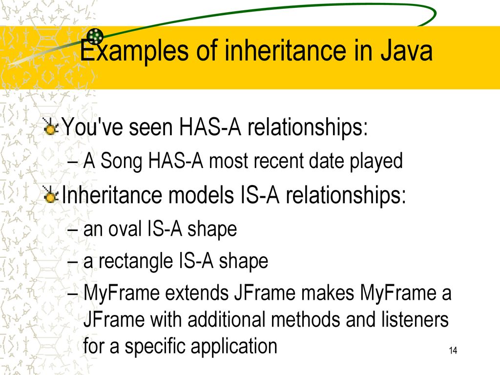 OO Design with Inheritance - ppt download
