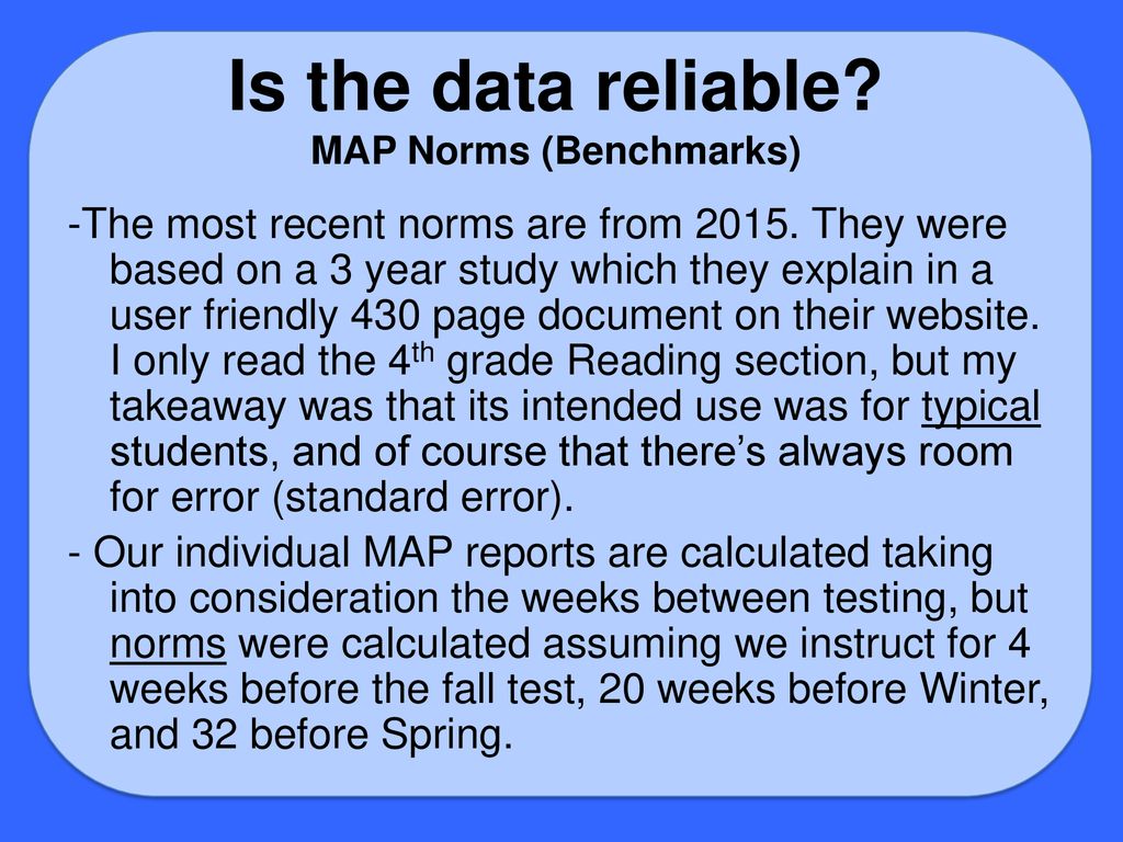 Ensuring Growth for all Students Using MAP - ppt download