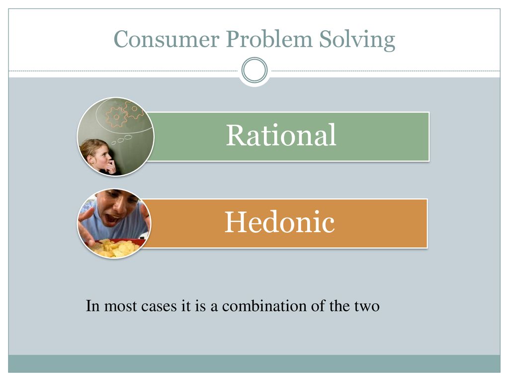 consumption problem solving