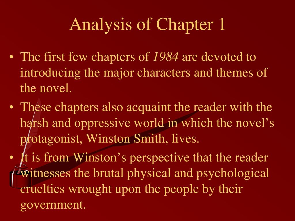 1984 : Chapter 1 George Orwell. - ppt download