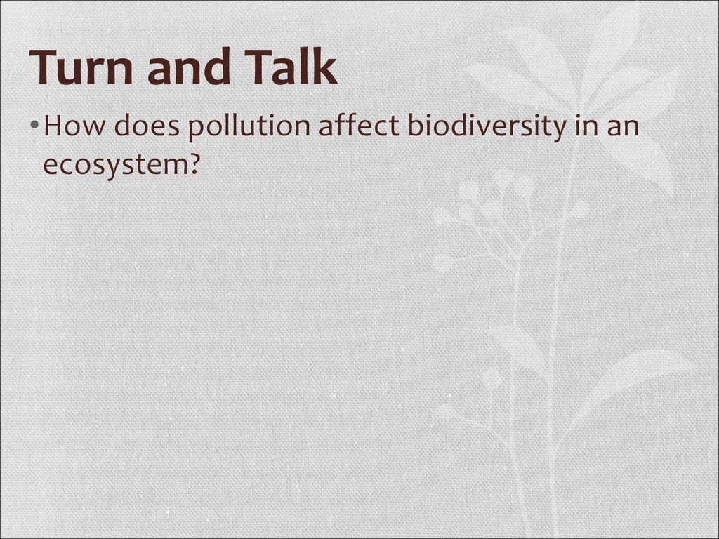 Biodiversity Biodiversity refers to the number and variety of species