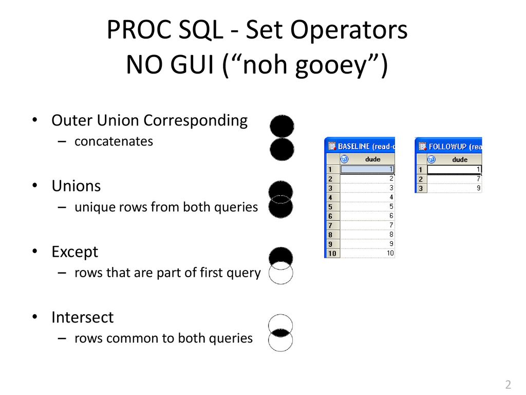 Combining with sql hrp223 2013 october 30 ppt download