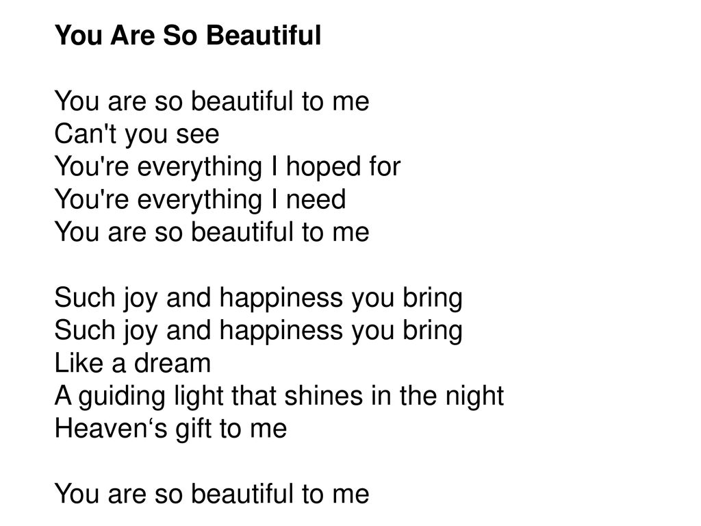 Joe Cocker You Re So Beautiful Lyrics Youtube Ppt Download Joe Cocker You Re So Beautiful Lyrics Youtube Ppt Download