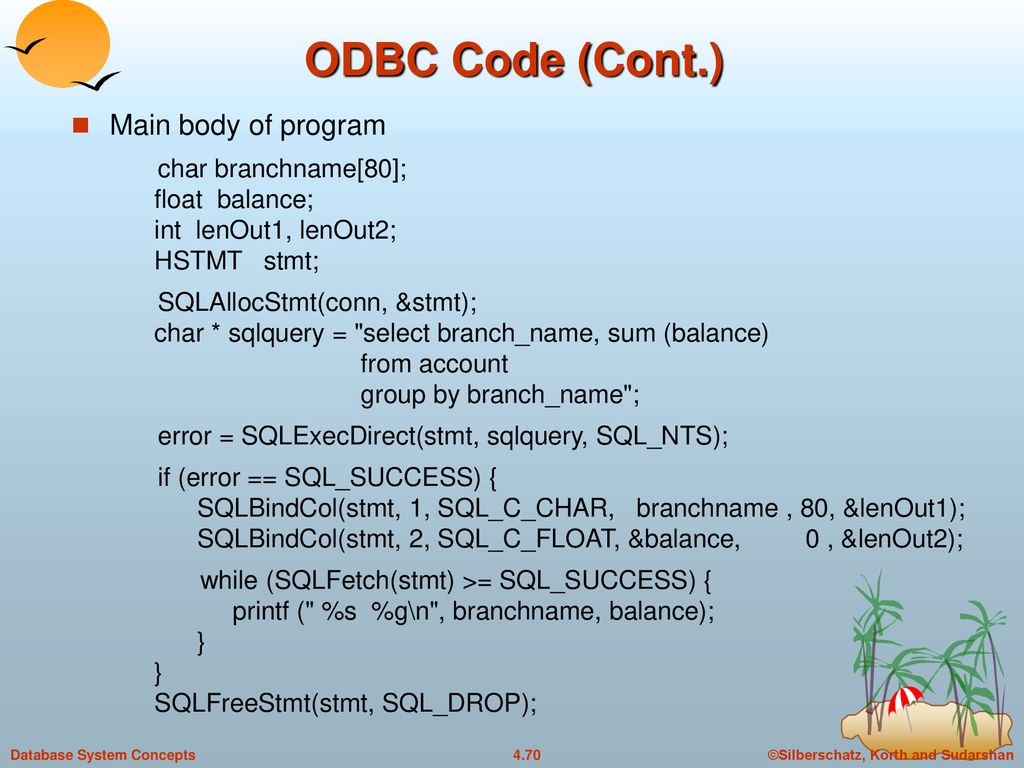 Chapter 4: SQL Basic Structure Set Operations Aggregate Functions - ppt ...