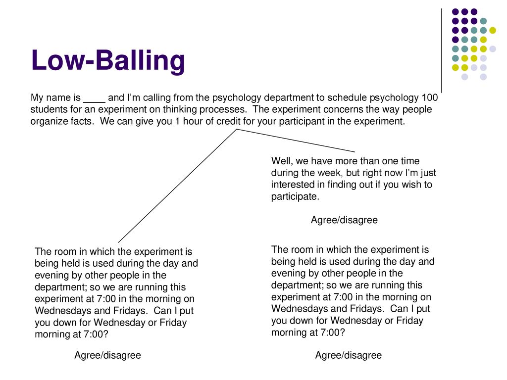 Low-Balling “Oh, by the way…”. - ppt download