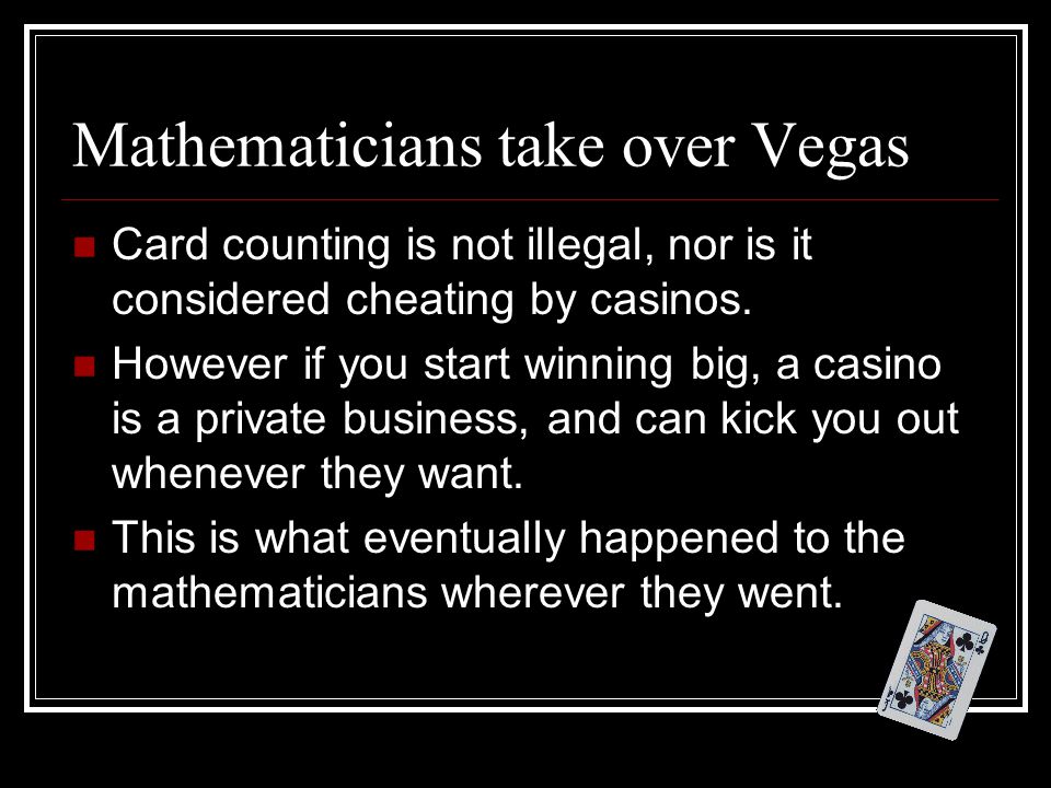 Mathematicians take over Vegas