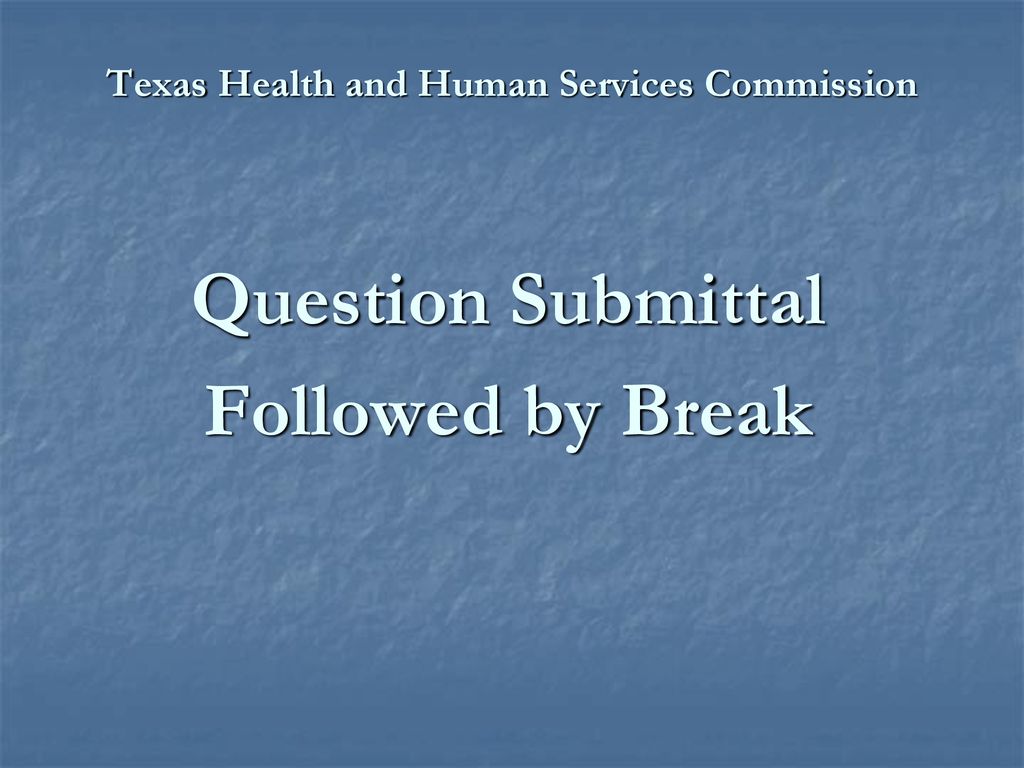 Texas Health and Human Services Commission