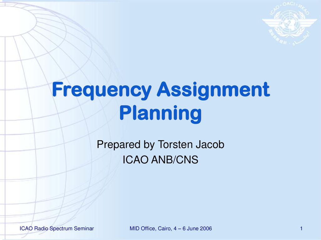 ofca frequency assignment