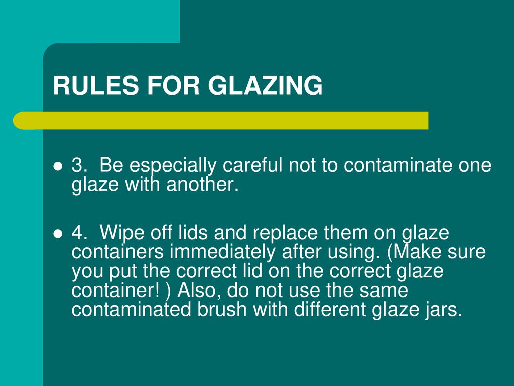 GLAZING 101 Ceramics ppt download