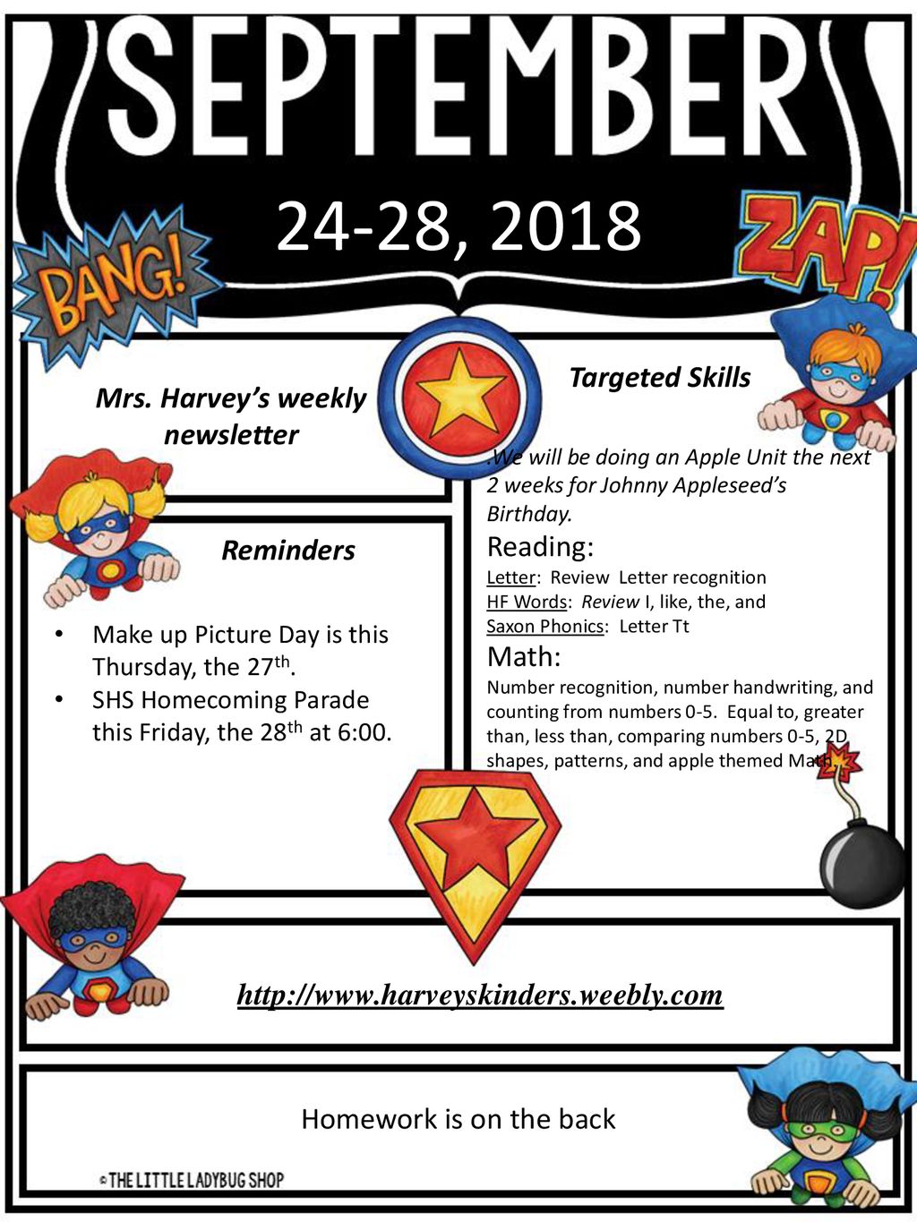 Mrs harvey s weekly newsletter ppt download