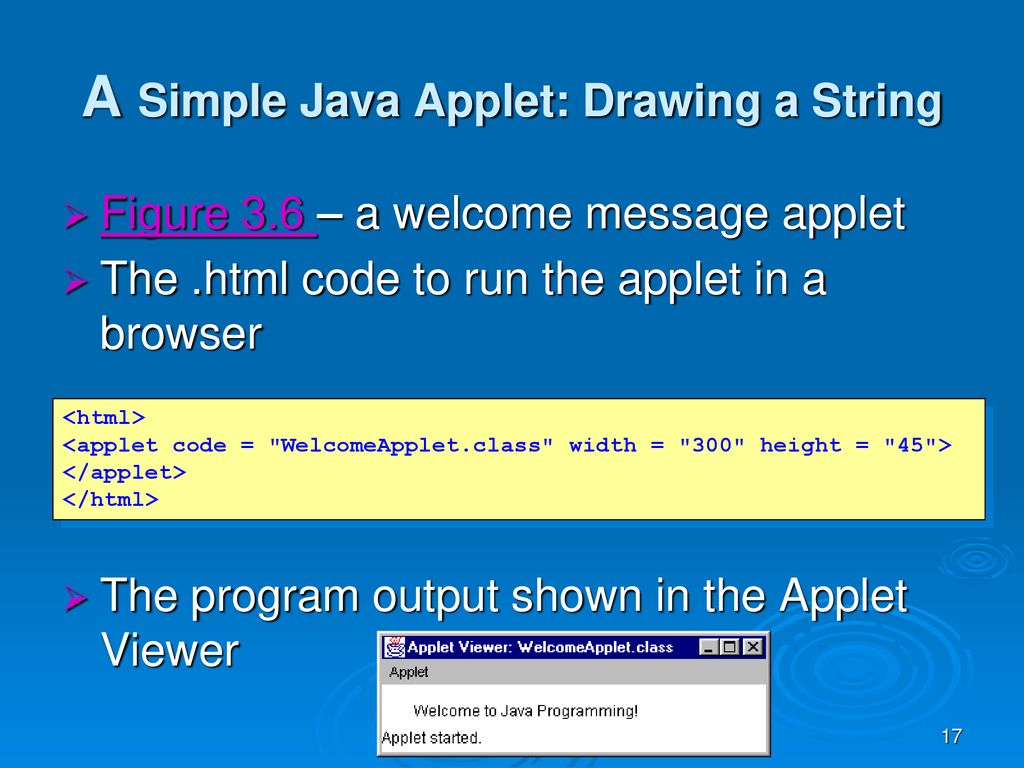 Java Applets. - ppt download