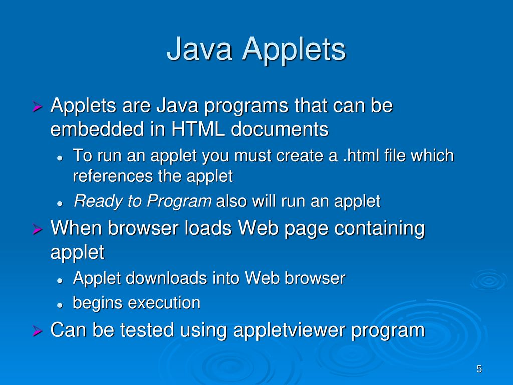 Java Applets. - ppt download