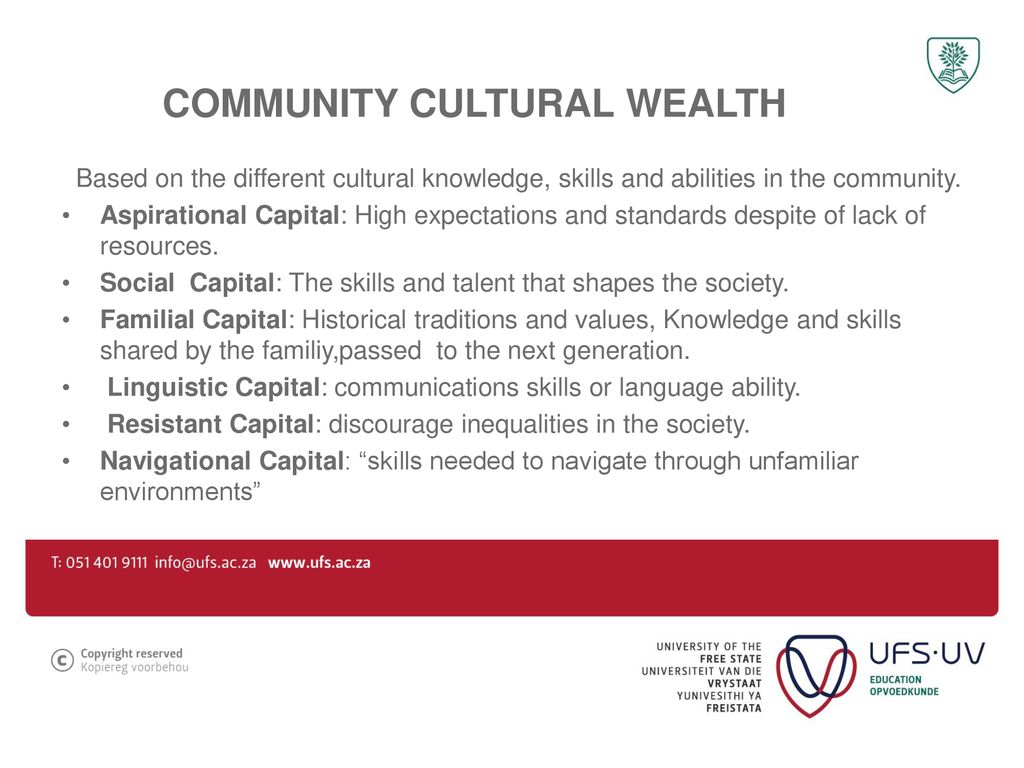 Community cultural wealth