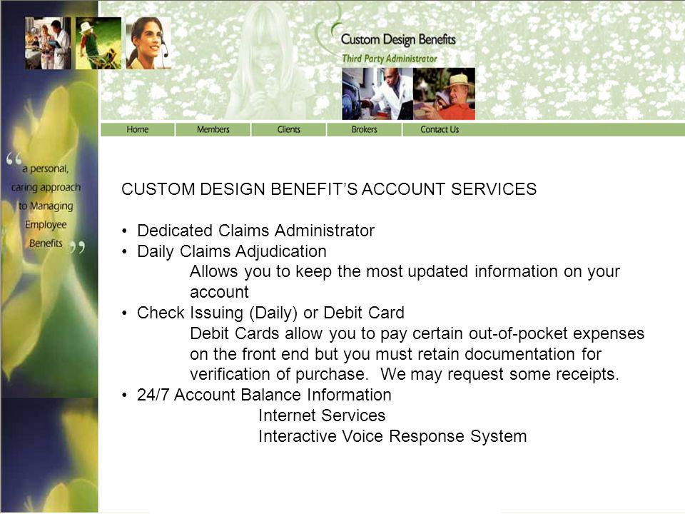 Custom Design Benefits, Inc. - ppt video online download