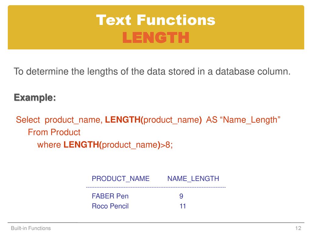 Oracle sql built in functions ppt download