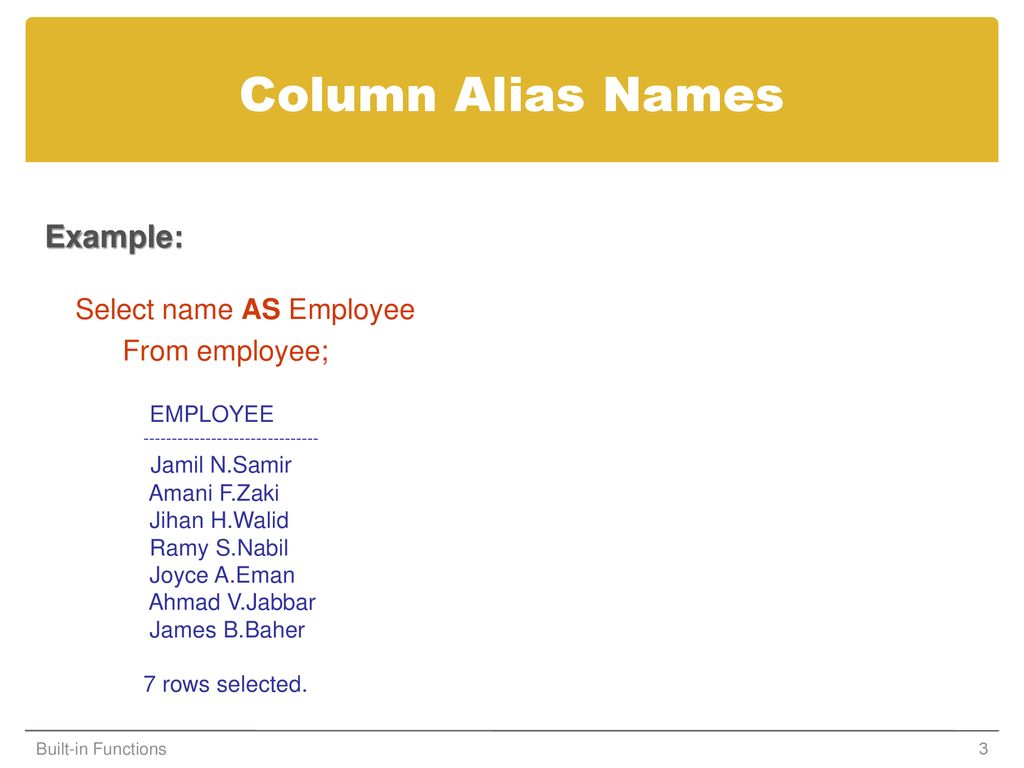 Oracle sql built in functions ppt download