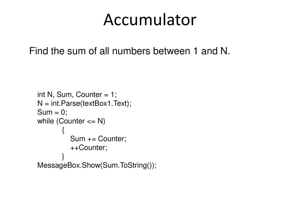 Loops ISYS ppt download
