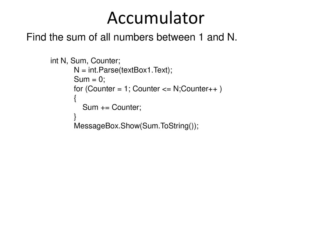 Loops ISYS ppt download