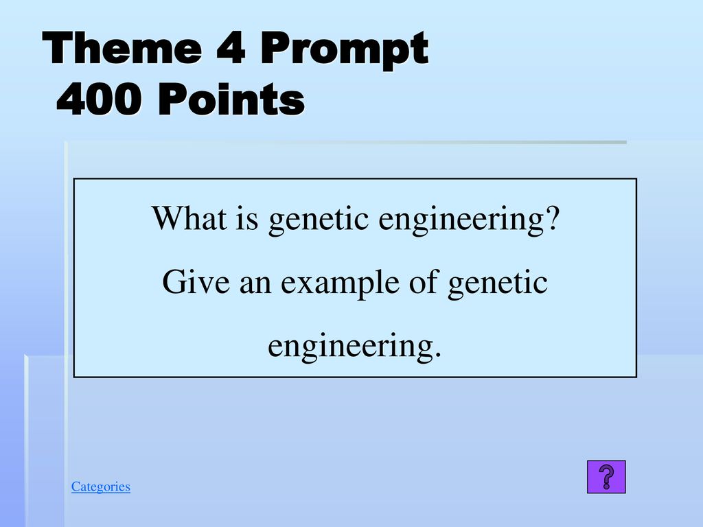What is genetic engineering Give an example of genetic engineering.