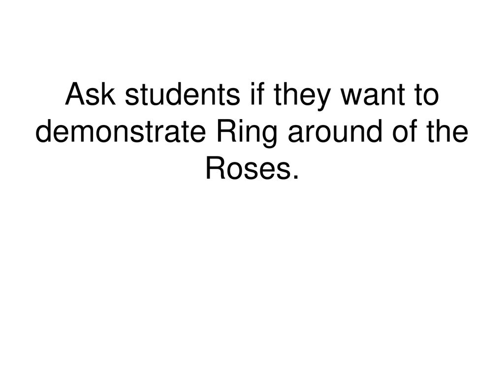 Ring Around the Rosy