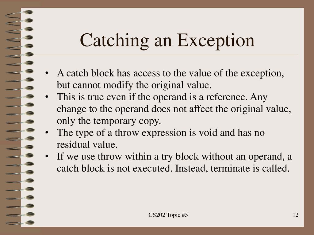 Advanced c exception handling ppt download